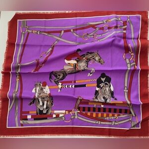 Equestrian-inspired Scarf